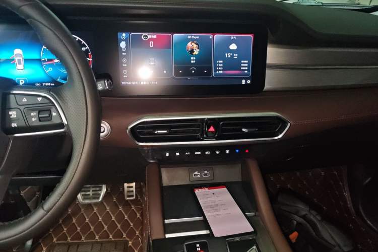 Used JETOUR X90 PLUS 2023 Facelift 1.6TD DCT Villa 5-Seater Audio And AC Panel