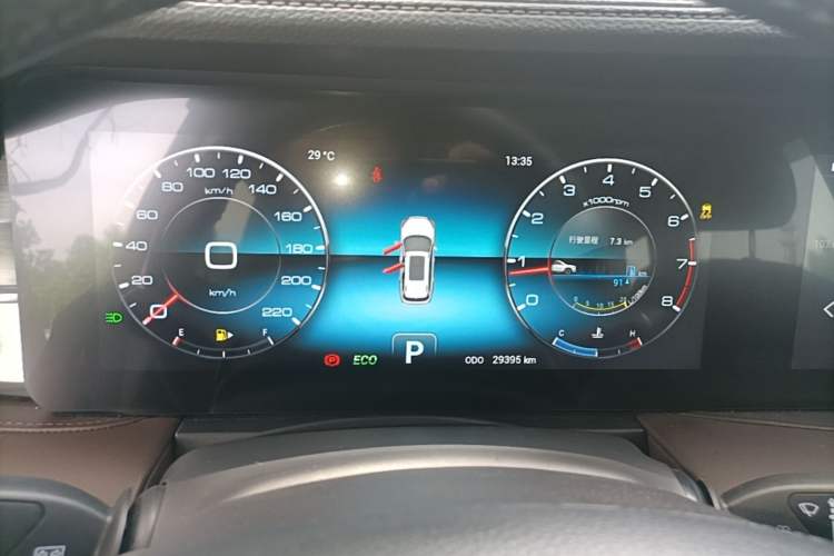 Used JETOUR X90 PLUS 2023 Facelift 1.6TD DCT Villa 7-Seater Instrument Cluster