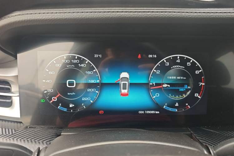 Used JETOUR X90 PLUS 2023 1.5T Manual "Yangfang" 7-Seater Instrument Cluster
