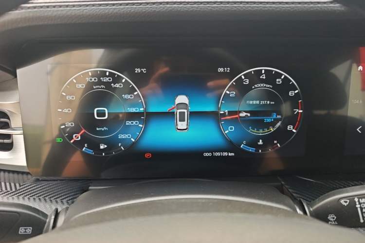 Used JETOUR X90 PLUS 2023 1.5T Manual "Yangfang" 7-Seater Instrument Cluster