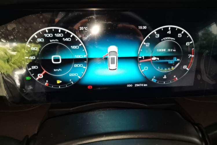 Used JETOUR X90 PLUS 2023 Revised Version 1.5T Manual Country House Style 5 Seats Instrument Cluster