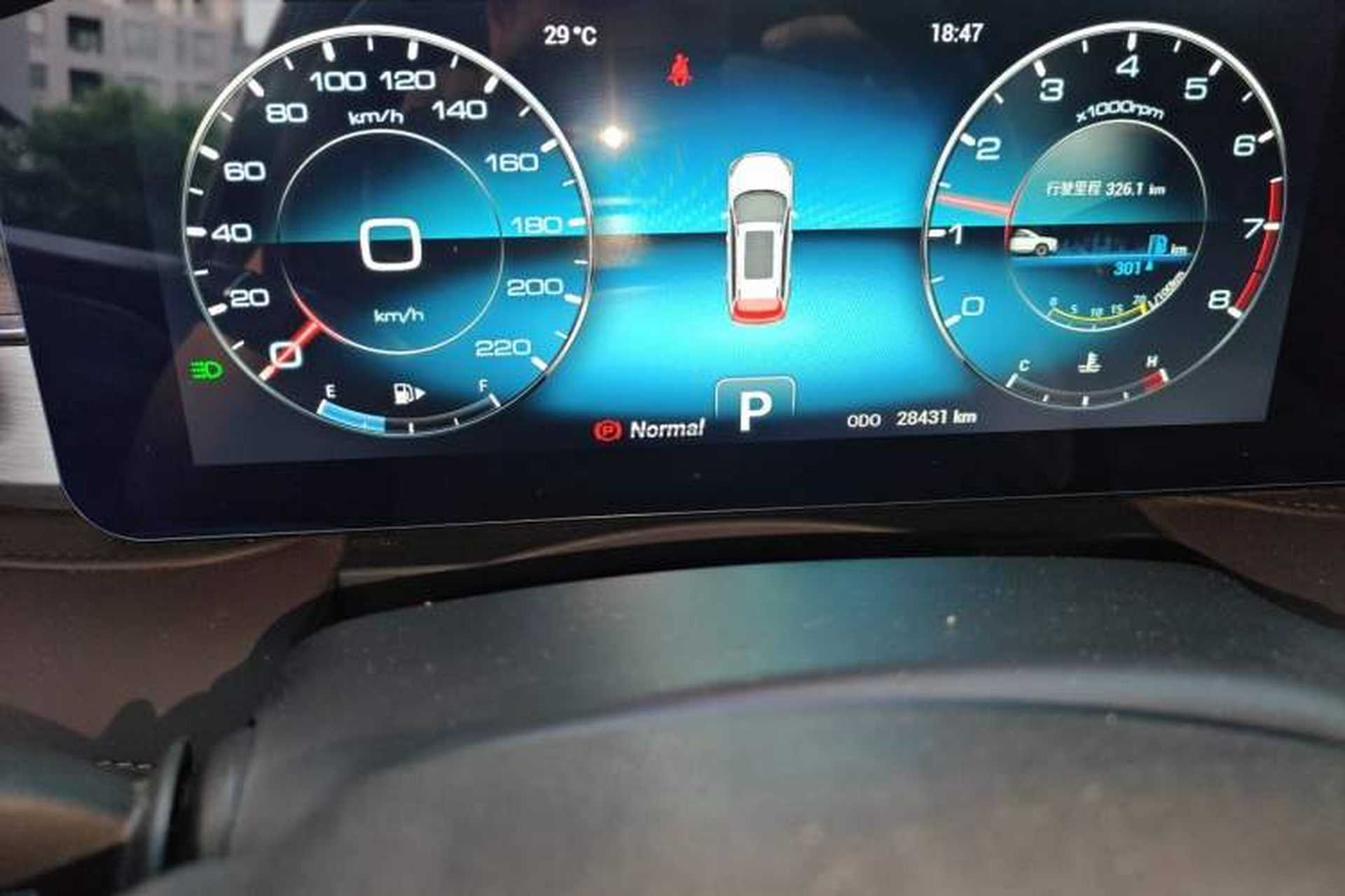 Used JETOUR X90 PLUS 2023 Facelift 1.6TD DCT Villa 5-Seater Odometer Close Up