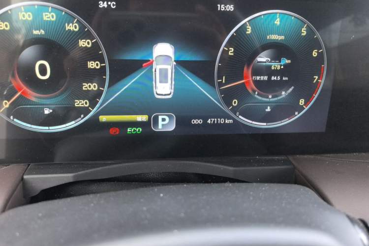 Used JETOUR X90 PLUS 2023 1.6TD DCT Flat-Platform + 5 Seats Odometer Close Up