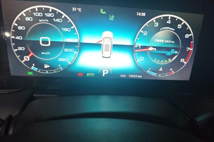Used JETOUR X90 PLUS 2023 1.6TD DCT Villa 5-Seater Odometer Close Up