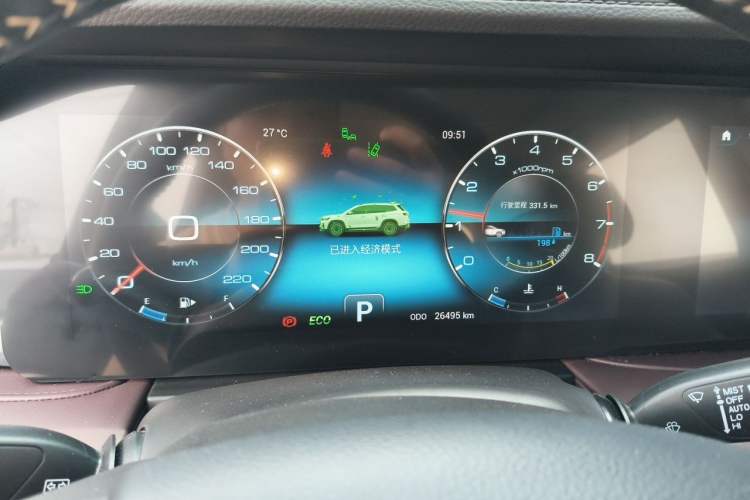 Used JETOUR X90 PLUS 2024 1.6TD DCT Villa 7-Seater Instrument Cluster
