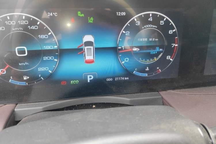 Used JETOUR X90 PLUS 2024 1.6TD DCT Villa 5-Seater Odometer Close Up