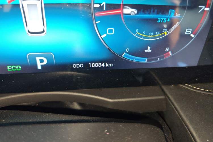 Used JETOUR X90 PLUS 2024 1.6TD DCT Villa 7-Seater Odometer Close Up