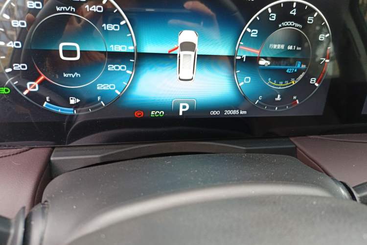 Used JETOUR X90 PLUS 2024 1.6TD DCT Family Fun Edition 7 Seats Odometer Close Up