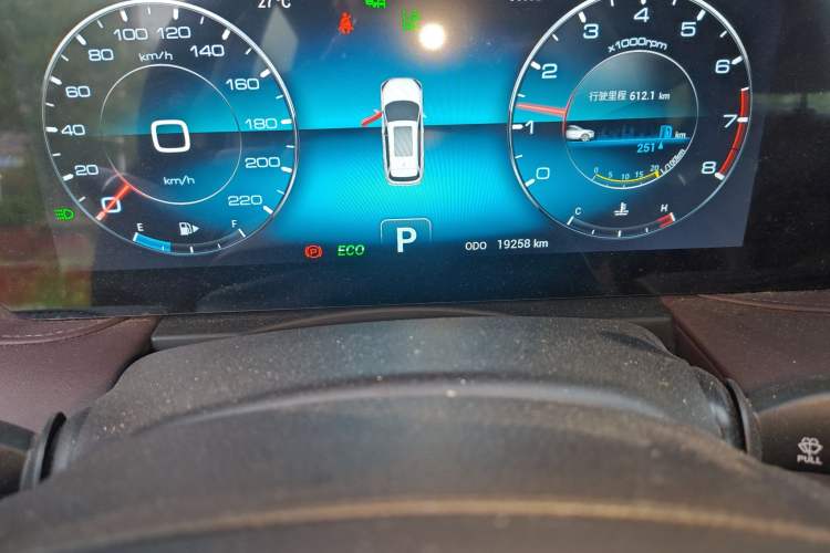 Used JETOUR X90 PLUS 2024 1.6TD DCT Villa 7-Seater Odometer Close Up