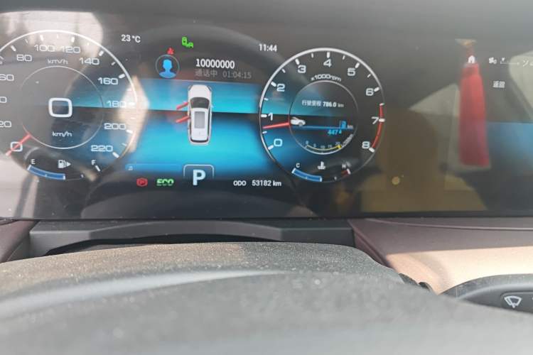 Used JETOUR X90 PLUS 2024 1.6TD DCT Villa PRO 5-Seater Odometer Close Up