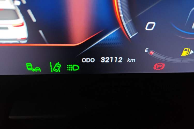 Used JETOUR X90 PLUS 2024 1.6TD DCT Villa PRO 7-Seater Odometer Close Up