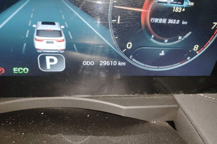 Used JETOUR X90 PLUS 2024 1.6TD DCT Villa PRO 7-Seater Odometer Close Up