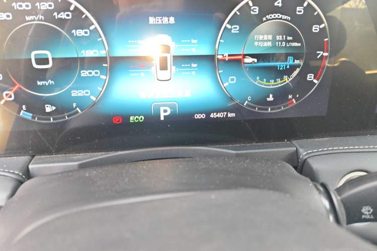 Used JETOUR X95 2020 1.6T DCT Exploration Pro Edition 6-seater Odometer Close Up