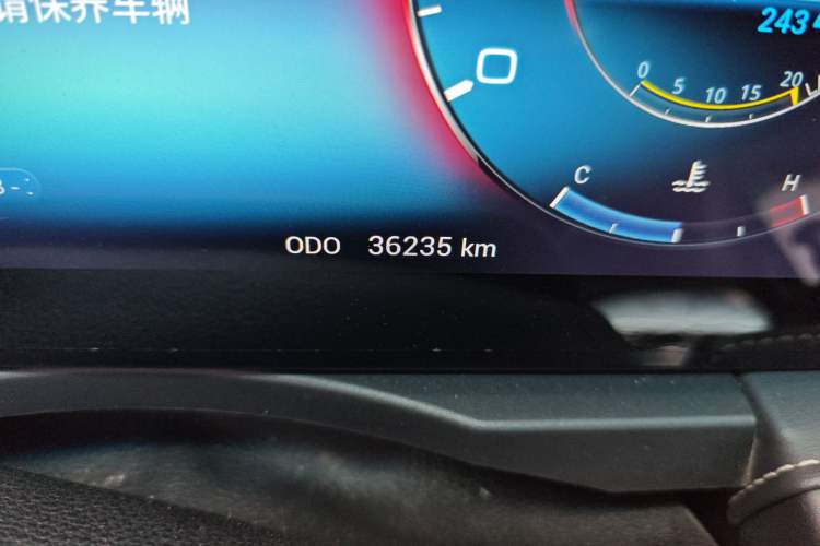 Used JETOUR X95 2020 1.5T Manual Free Edition 5-Seater Odometer Close Up