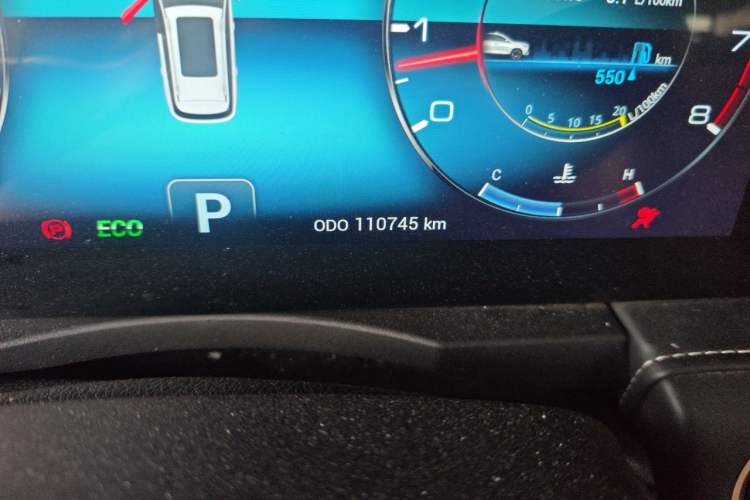 Used JETOUR X95 2020 1.6T DCT Exploration Pro Edition 5-seater Odometer Close Up