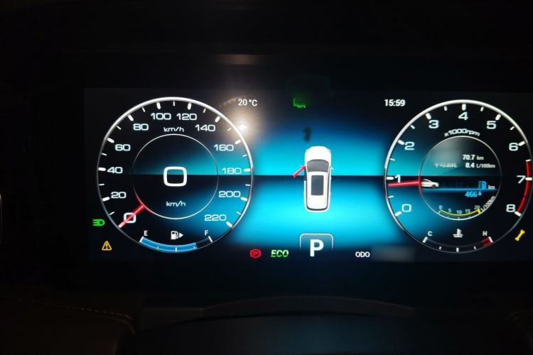 Used JETOUR X95 2020 1.6T DCT Love Pro Edition 7 Seats Instrument Cluster