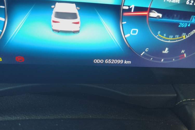 Used JETOUR X95 2020 1.5T Manual Free Edition 7-Seater Odometer Close Up