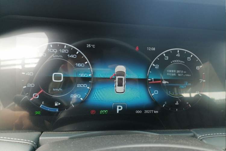 Used JETOUR X95 2020 1.6T DCT Discovery Pro Edition 5-seater Odometer Close Up