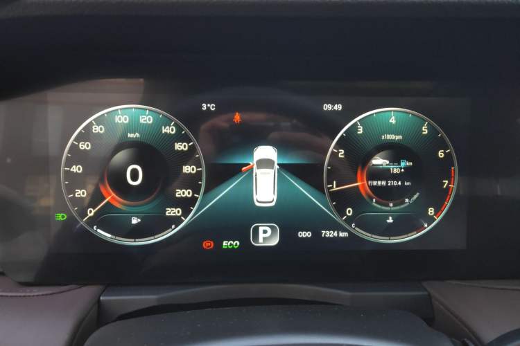 Used JETOUR X95 2023 1.6T DCT Era Edition 7-Seater Instrument Cluster