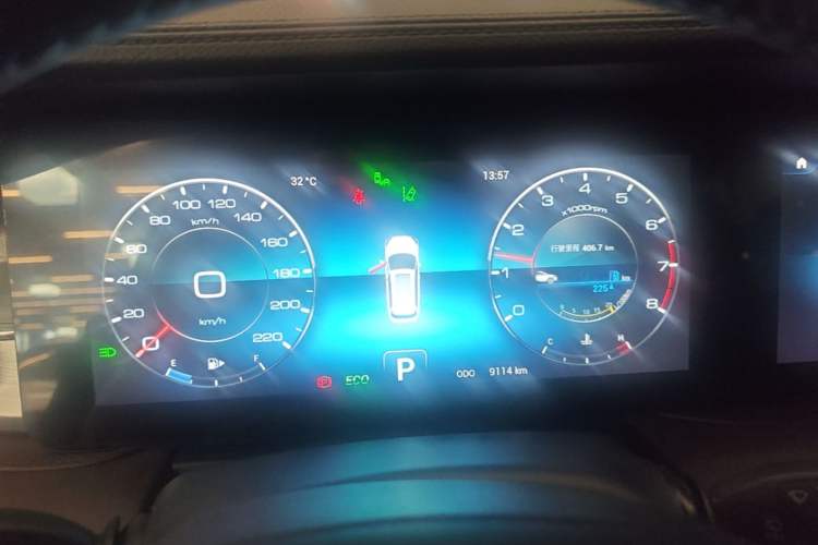 Used JETOUR X95 2023 1.6T DCT Era Edition 7-Seater Instrument Cluster