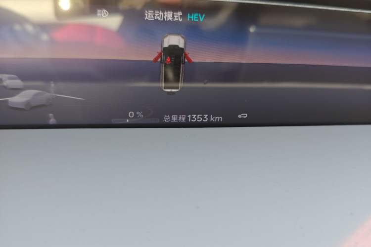 Used Jetour Zongheng G700 Trailblazer 2025 Model Xiangjing Edition 6-seater Odometer Close Up