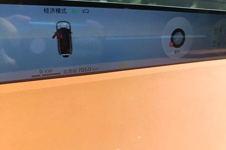 Used Jetour Zongheng G700 Trailblazer 2025 Model Zong Ye Edition 6-seater Odometer Close Up