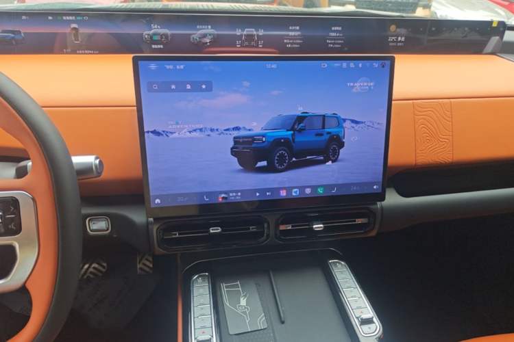 Used Jetour Zongheng G700 Trailblazer 2025 Model Xiangjing Edition 6-seater Audio And AC Panel