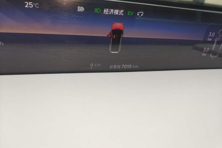 Used Jetour Zongheng G700 Trailblazer 2025 Model Zong Ye Edition 6-seater Odometer Close Up