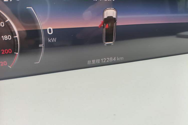 Used Jetour Zongheng G700 Trailblazer 2025 Model Xiangjing Edition 5-seater Odometer Close Up