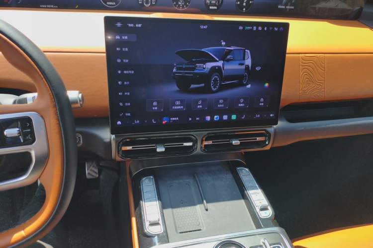 Used Jetour Zongheng G700 Trailblazer 2025 Model Xiangjing Edition 6-seater Audio And AC Panel