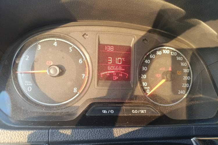 Used Jetta VA3 2019 1.5L Manual Enjoyment Edition Odometer Close Up