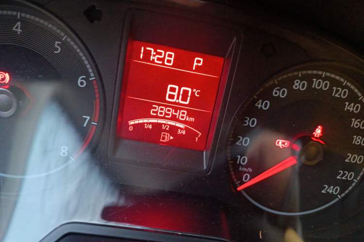Used Jetta VA3 2021 1.5L Automatic "Upward Journey" Edition Odometer Close Up