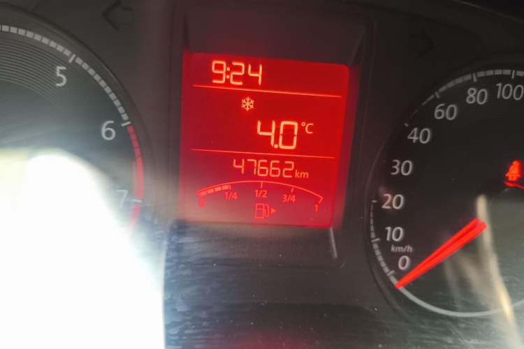 Used Jetta VA3 2021 1.5L Manual Entry-Level Version Odometer Close Up