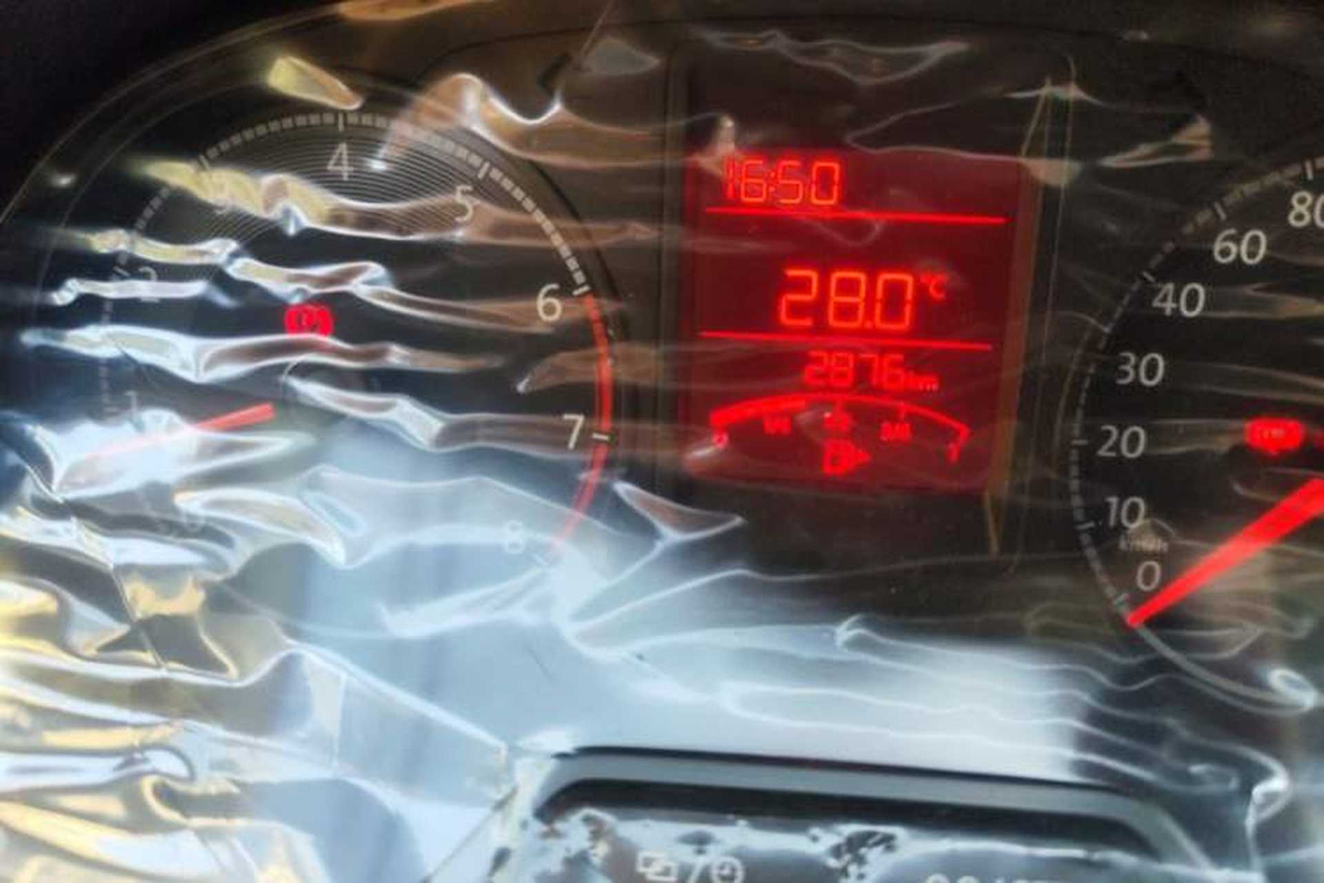 Used Jetta VA3 2024 1.5L Manual Entry-Level Version Odometer Close Up