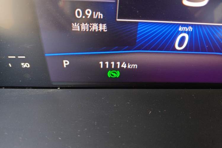 Used Jetta VA7 2025 1.4T First-Come First-Served Edition Odometer Close Up