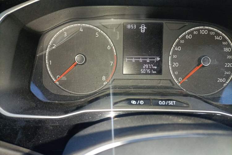 Used Jetta VS5 2019 280TSI Automatic Trend Model Odometer Close Up