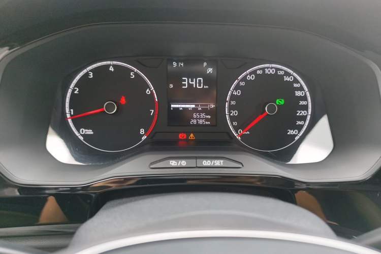 Used Jetta VS5 2019 280TSI Automatic Enjoyment Model Odometer Close Up
