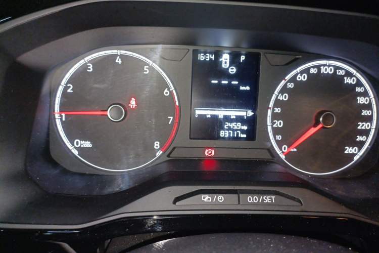 Used Jetta VS5 2019 280TSI Automatic Enjoyment Model Odometer Close Up