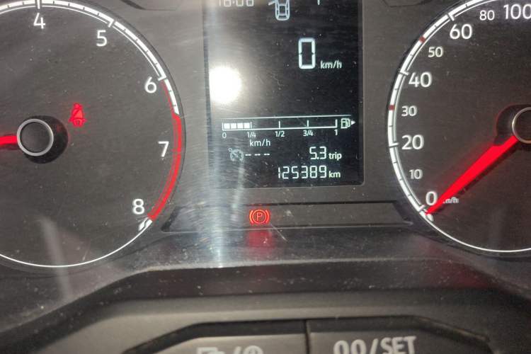 Used Jetta VS5 2019 280TSI Automatic Enjoyment Model Odometer Close Up