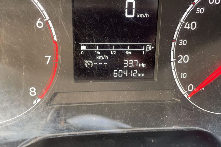 Used Jetta VS5 2019 280TSI Automatic Enjoyment Model Odometer Close Up