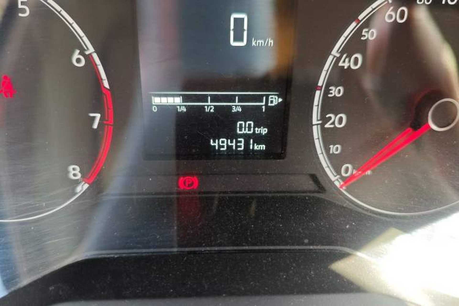Used Jetta VS5 2019 280TSI Automatic Enjoyment Model Odometer Close Up