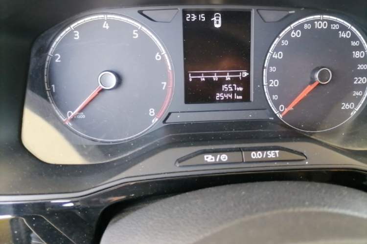 Used Jetta VS5 2019 280TSI Automatic Enjoyment Model Odometer Close Up