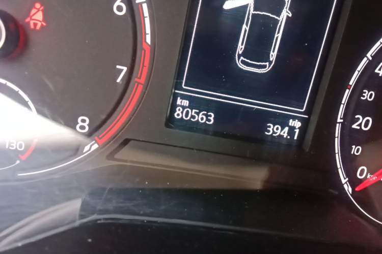 Used Jetta VS5 2019 280TSI Automatic Glory Edition Odometer Close Up