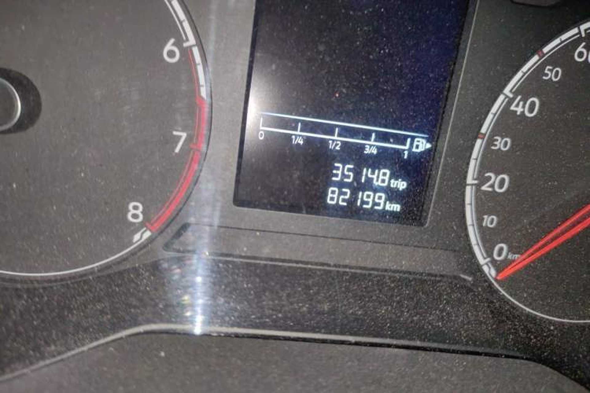 Used Jetta VS5 2019 280TSI Automatic Enjoyment Model Odometer Close Up