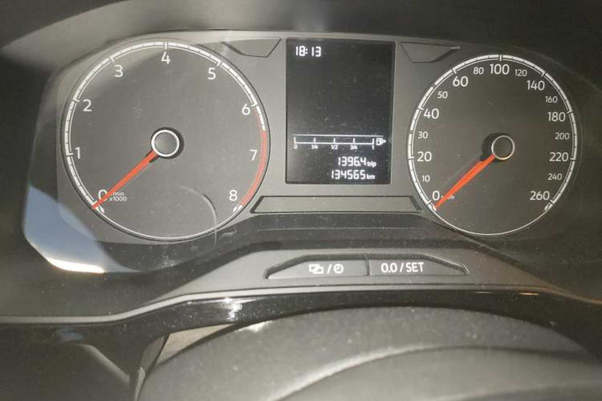 Used Jetta VS5 2019 280TSI Manual Entry-Level Model Odometer Close Up