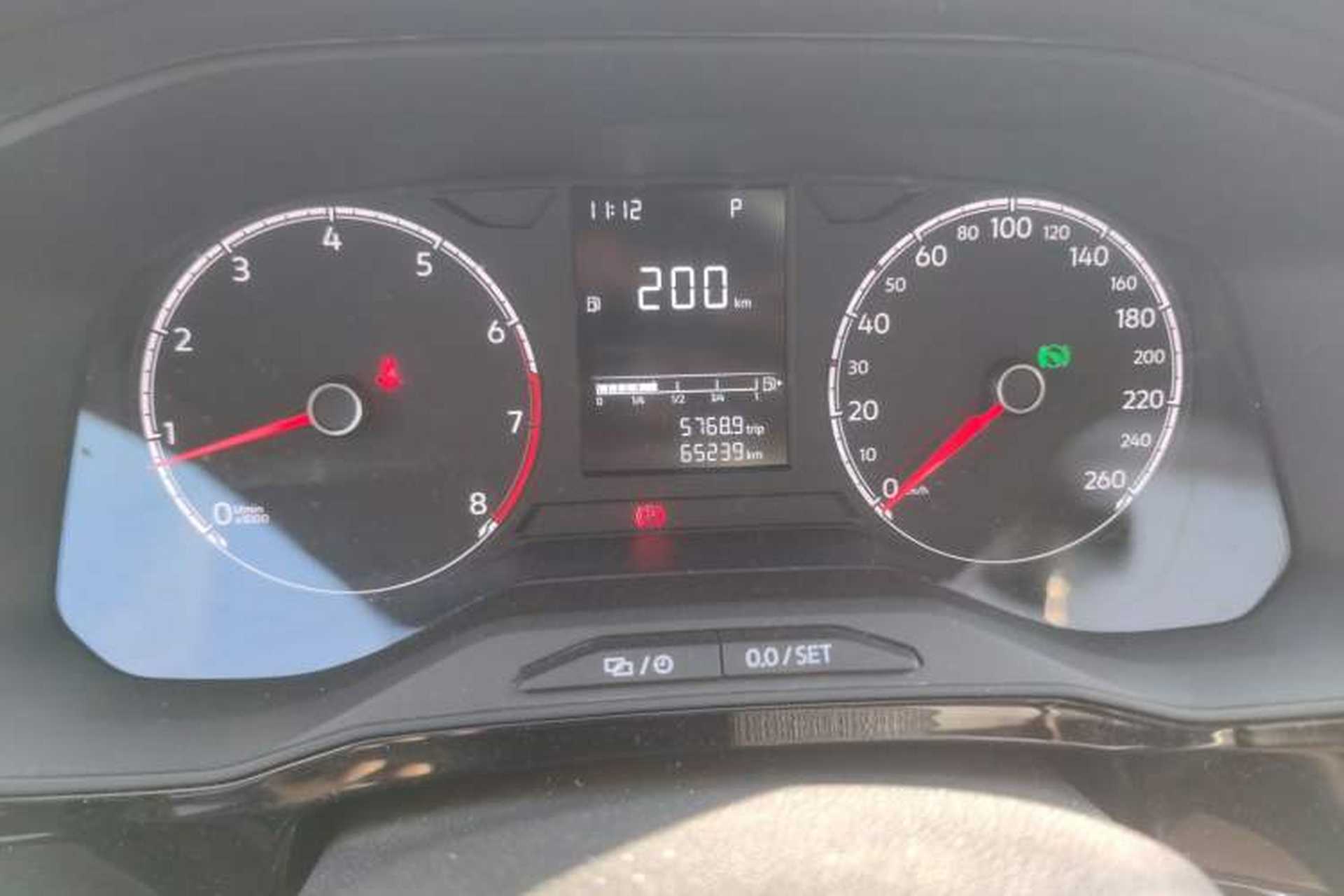 Used Jetta VS5 2019 280TSI Automatic Enjoyment Model Odometer Close Up