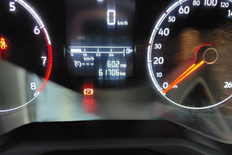 Used Jetta VS5 2019 280TSI Manual Entry-Level Model Odometer Close Up