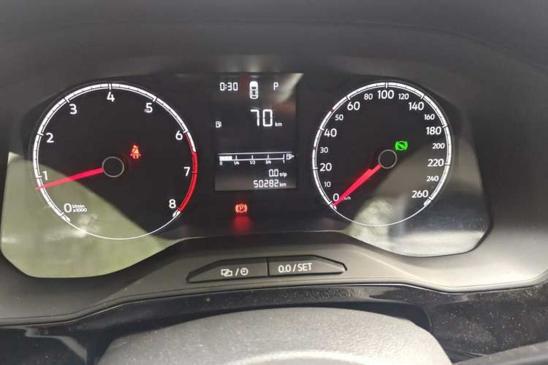 Used Jetta VS5 2019 280TSI Automatic Enjoyment Model Odometer Close Up