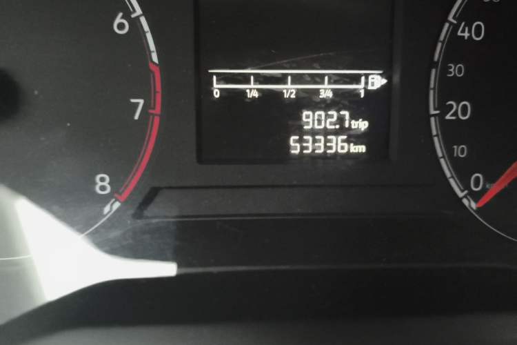 Used Jetta VS5 2019 280TSI Automatic Trend Model Odometer Close Up