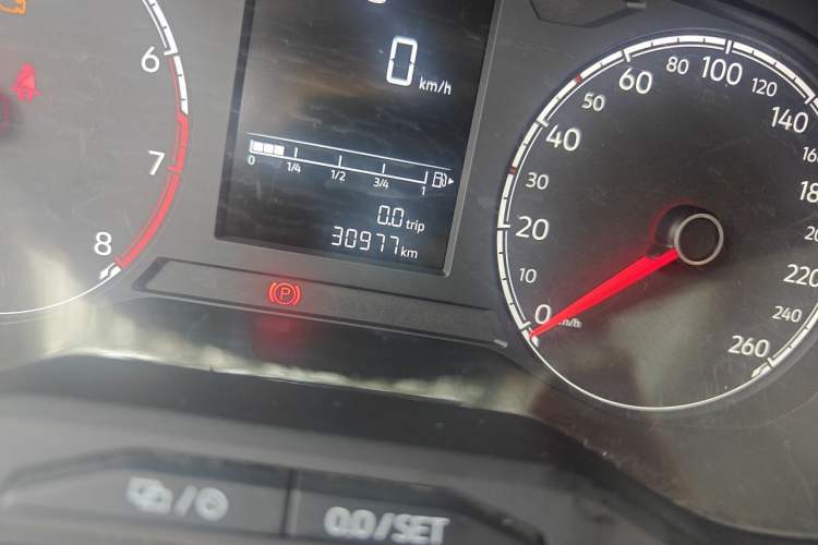 Used Jetta VS5 2019 280TSI Manual Entry-Level Model Odometer Close Up